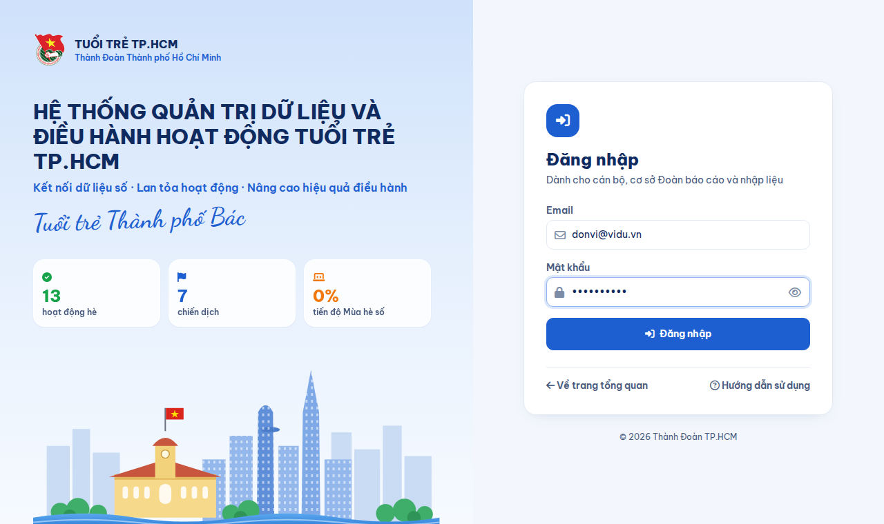 Màn hình đăng nhập